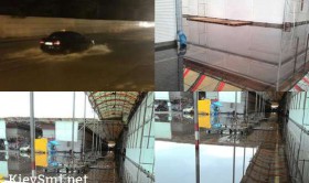 В Харькове затопило самый большой рынок страны