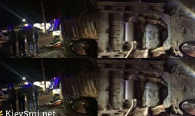 На трассе под Харьковом перевернулась «скорая» помощь